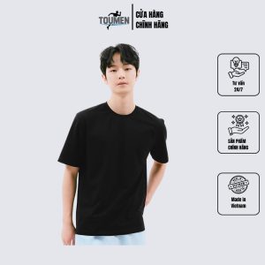 áo thun trơn TOUMEN cổ tròn basic