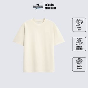 mẫu áo thun trơn TOUMEN Oversize